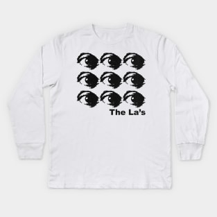 vintage the la's // fanart Kids Long Sleeve T-Shirt